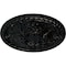 Ekena Millwork Tristan Ceiling Medallion (Fits Canopies up to 6 1/4"), Hnd-Painted Black Pearl, 32 3/8"OD x 3 1/2"P CM32TNBPS - alternate 3